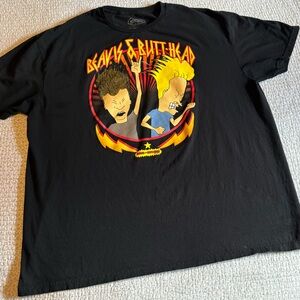 MTV Black Beavis and Butt-Head Short Sleeve Tee